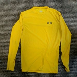Yellow Under Armour Longsleeve Baselayer